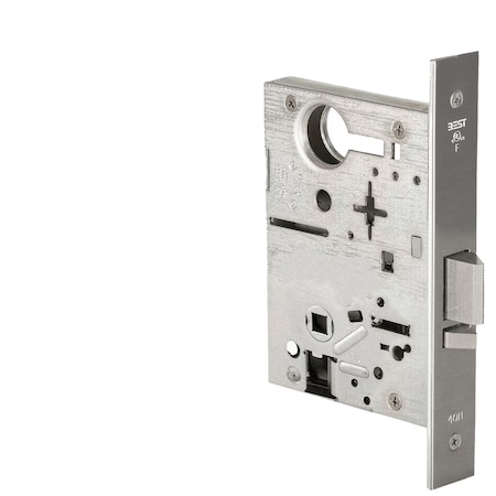 Best Grade 1 Exit Mortise Lockbody Only, Satin Chrome Finish, Field Reversible 45HCANX626